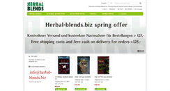 Desktop Screenshot of herbal-blends.biz