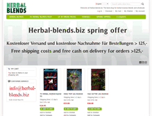 Tablet Screenshot of herbal-blends.biz